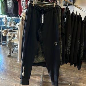 Men’s Loose Riders Sweat Pants - Black